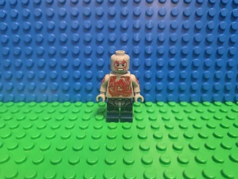 LEGO Drax Minifigure sh0387 76081 Marvel Super Heroes CMF Lot Rare Retired HTF 