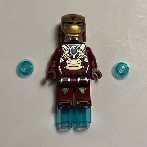 LEGO Marvel Iron Man Minifigure sh073 with Heartbreaker Armor from set 76008