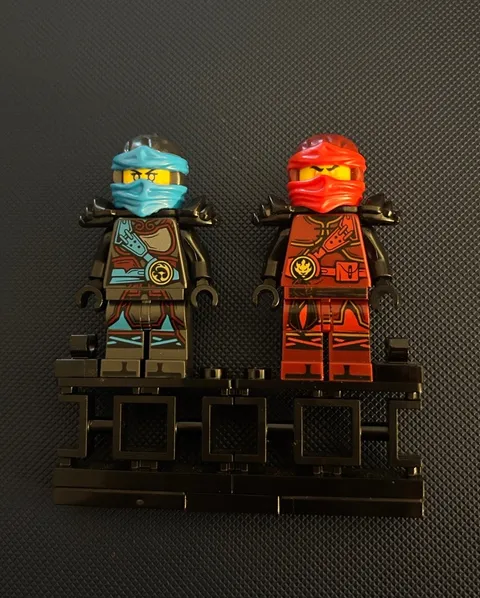 LEGO NINJAGO Hands of Time Kai and Nya. Good Condition
