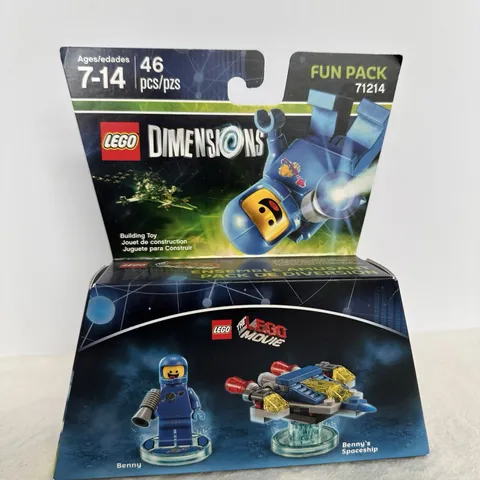 LEGO Dimensions Benny Fun Pack 71214 The LEGO Movie Spaceship NEW Sealed 46pc