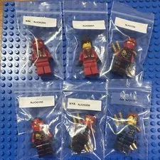 LEGO NINJAGO Kai Nya Jay Minifigure Lot NJO0205 NJO0091 NJO0194 NJO0198