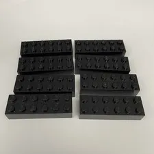 Lego 44237 Black Replacement Parts Pieces Lot of 8