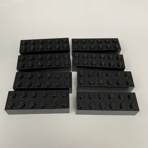 Lego 44237 Black Replacement Parts Pieces Lot of 8