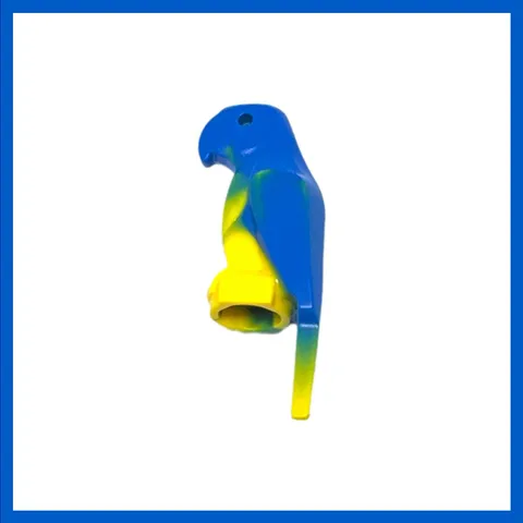 Lego Animals Blue Yellow Parrot Minifigure
