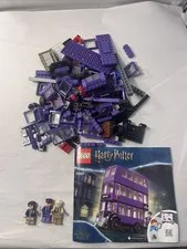 LEGO Harry Potter The Knight Bus 75957 w/ Manual & Mini-Figs As-Is Parts