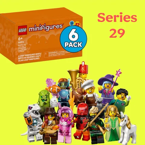 Lego Minifigures: Series 29. 6 pack in a Brand New Sealed Box.