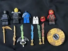 Lego Ninjago Minifigure & Accessory Lot ZX FINAL BATTLE COLE JAY KAI GARMADON