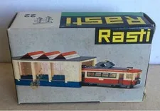 Rasti (Germany) Box No. 22 Barrier Elements (Lego Copy 1960s) RARE