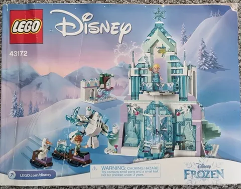 LEGO Disney Elsa's Magical Ice Palace (set #43172) Instruction Manual