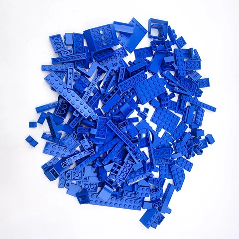 Lego Bricks Blue Lot of 250 pieces Replacement Parts