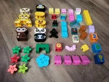 LEGO DUPLO Lot Of 49 pcs Animals Disney Bulk Authentic LEGO Flowers