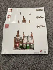 LEGO All 3 Genuine Sticker Sheets From Set 76457 Harry Potter Hogsmeade Village