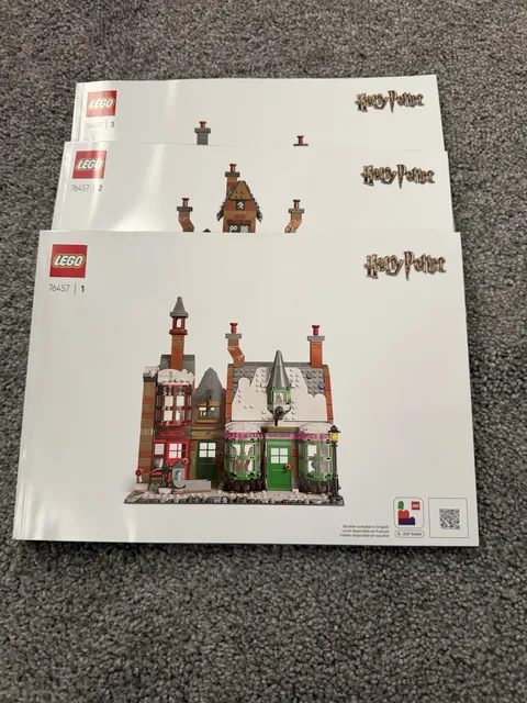 LEGO All 3 Genuine Sticker Sheets From Set 76457 Harry Potter Hogsmeade Village