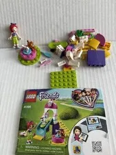 Lego Friends Minifigures, Pets, Parts , Mixed Pieces Loose As Shown Pre Owned