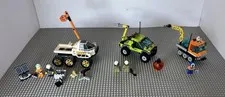 Lego 60033 60121 60225 City Arctic Volcano Space Lot Of 3 Sets