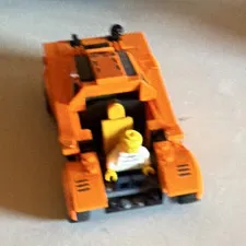 LEGO Orange Race Car Vehicle with Minifigure, Plastic, Vehicles Theme