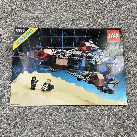 LEGO 6986 Legoland Mission Commander Instruction Book Manual Only 1989
