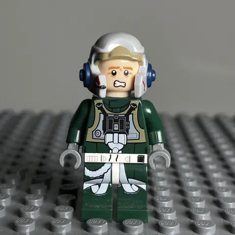 LEGO Star Wars Rebel A-Wing Pilot Minifigure (75003) sw0437 - 3H
