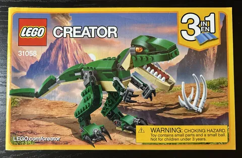 Lego Creator Instruction Manual #31058 T-Rex Excellent Condition
