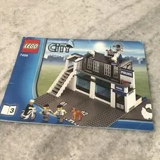 LEGO City Police Station 7498 Instruction Manual Book 3 Original Building Guide