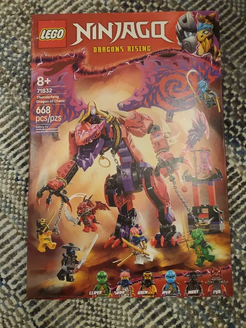 LEGO / NINJAGO - Dragons Rising - Thunderfang Dragon of Chaos 71832 RETIRED NEW