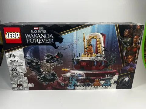 LEGO 76213 Marvel Black Panther Wakanda Forever: King Namor’s Throne Room NEW