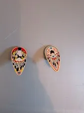 LEGO Part Shields with American Indian Pattern. Set of 2