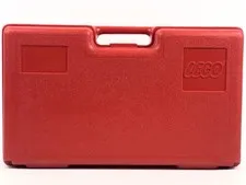 Vintage LEGO Storage Case 80's Carrying Case Box Bin Large Red USA Made