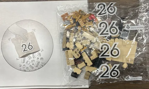 2017 Lego Harry Potter Wizarding World #76417 Sealed Replacement Bag #26 Parts