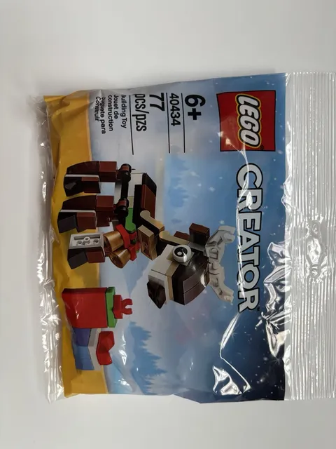 LEGO Creator Seasonal Reindeer 40434 Complete Set 77 pcs Ages 6+ Polybag
