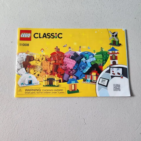 LEGO CLASSIC 11008 Bricks and Houses Instruction Manual Only