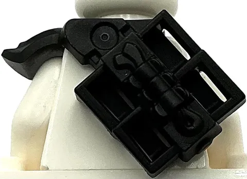 Lego New Black Minifigure Armor Shoulder Pad with Wing End and Scabbard Part