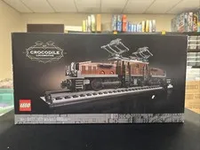 LEGO Collector Crocodile Locomotive Set #10277 - Complete With Box Instructions