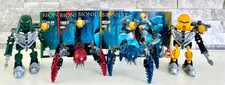 Bionicle Matoran of Mahri Nui Set of 4 : 8929 , 8930 , 8931 , 8932 with Manuals