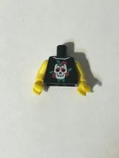 LEGO MInifigure Day of the Dead Torso shirt Skull Head Red Roses Face Love Ninja