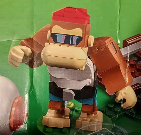 Lego Super Mario Funky Kong Minifigure Brand New Unassembled 