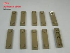 LEGO NEW 1x4 Dark Tan Plate Two Studs (10x) 6257599 Brick 41740