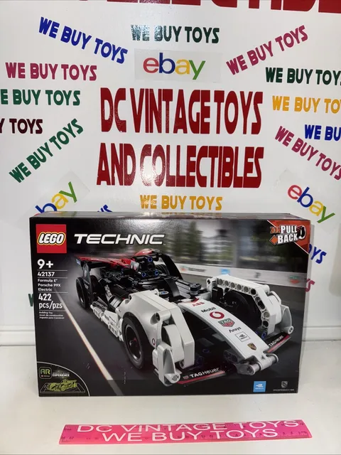 LEGO TECHNIC FORMULA E PORSCHE 99X ELECTRIC #42137, 422 PCS, RETIRED SET 🔥
