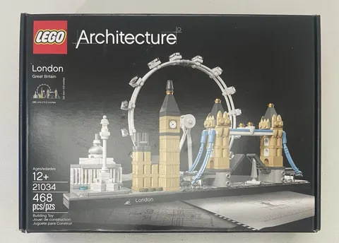 LEGO Architecture London 21034 Complete 468 pcs w/ Box Instructions