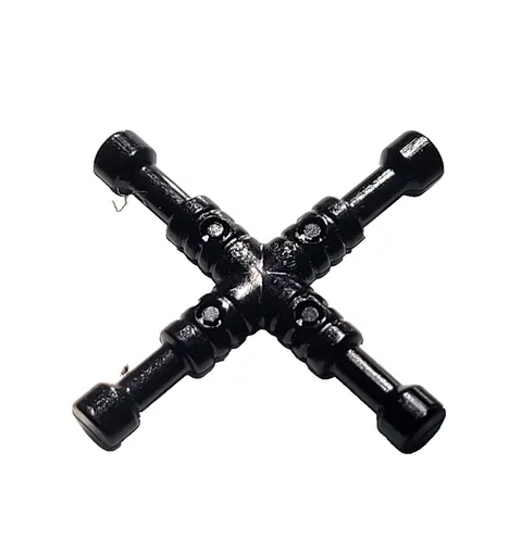 4-Way Lug Wrench : Black Lego 11402d minifigure accessory⪥ qty 1 ‎🛠