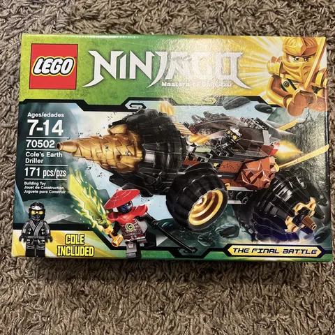LEGO NINJAGO: Cole's Earth Driller (70502) Retired Set NEW SEALED