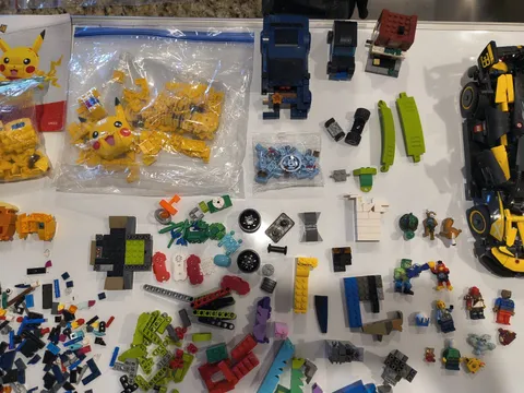 Lot Of Legos And Mega Blocks Together
