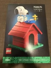 Lego Ideas 21368 Peanuts Snoopy's Doghouse Building Set- Sealed