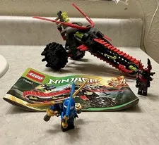 LEGO NINJAGO Warrior Bike 70501 Complete Set 210pcs w/ Manual Jay No Box