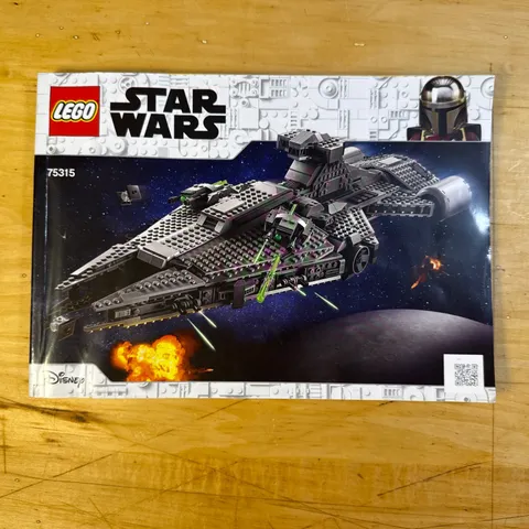 Lego # 75315 Star Wars Imperial Light Cruiser Instruction Manual Only 275 Pages