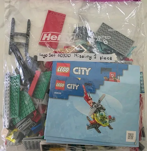 LEGO City 60320 Fire Station Missing 1 piece 