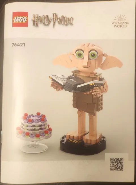 Lego Harry Potter Dobby the House Elf 76421 Instruction MANUAL ONLY