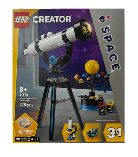 LEGO Creator 3-in-1 Space Exploration Telescope 31378 278 Pieces New