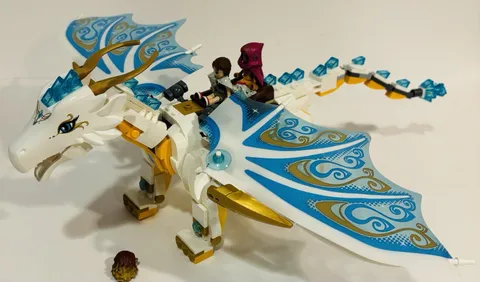 LEGO Elves Queen Dragon’s Rescue 41179 Dragon And Two Minifigures Only