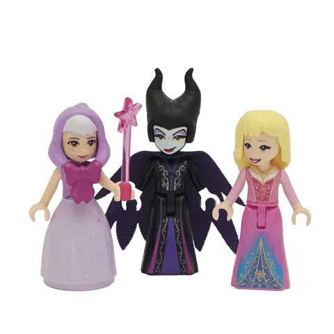 LEGO Disney Princess Mini Doll Bundle - Maleficent Aurora Fairy Godmother